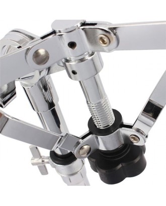 Chrome Plated Dumb Snare Drum Stand Tripod Silver