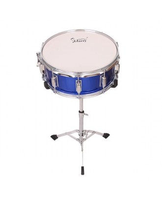 Glarry 14 x 5.5" Snare Drum Poplar Wood Drum Percussion Set With Snare Stent Drum Stand