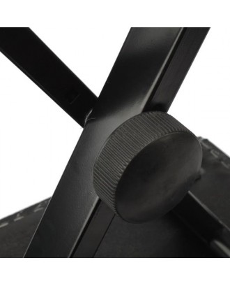 Glarry Adjustable Folding Piano Bench Stool Seat Black
